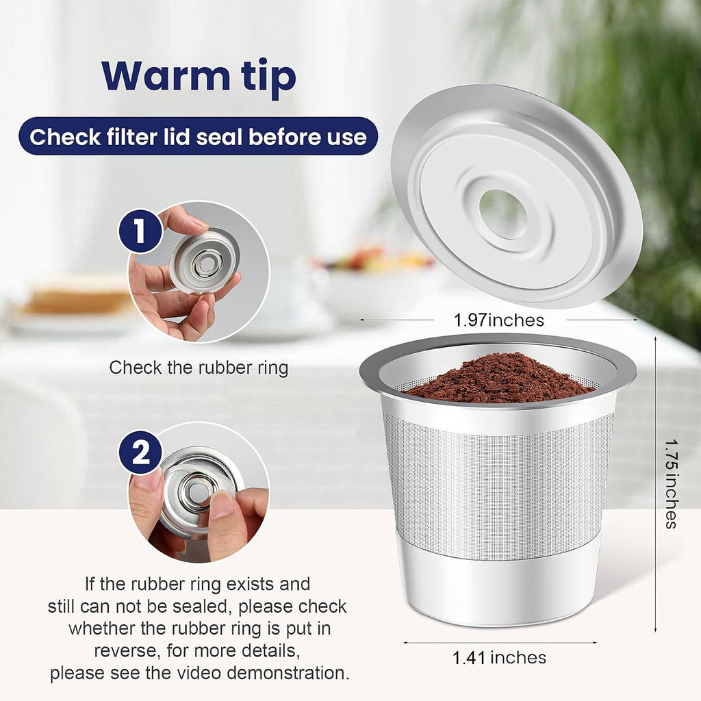 Stainless K-Cup Reusable Pod
