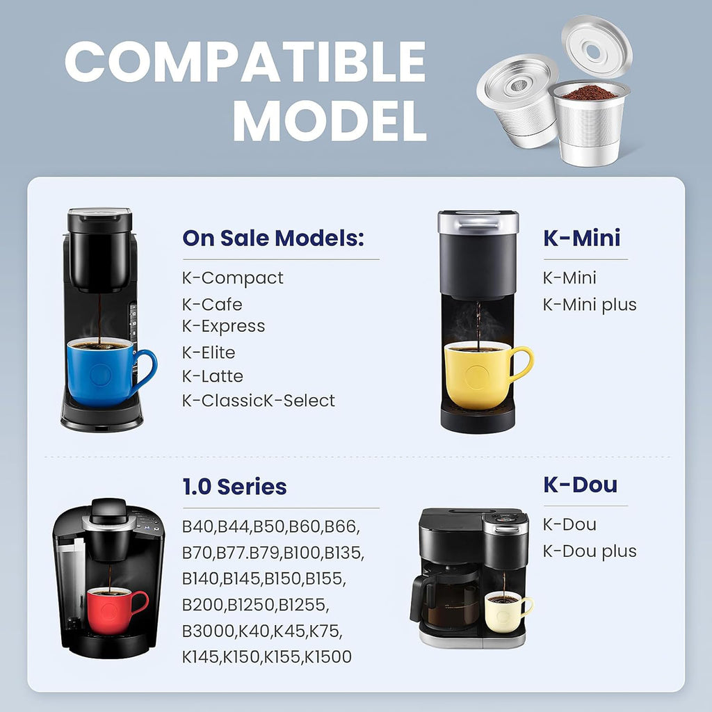 Stainless K-Cup Reusable Pod