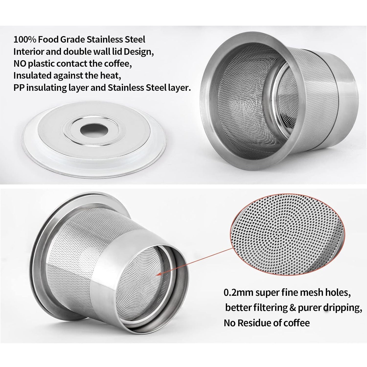 Stainless K-Cup Reusable Pod